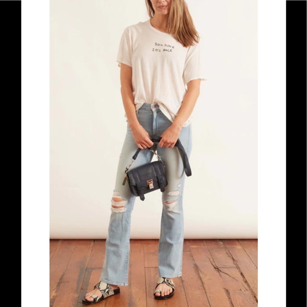 NWT MOTHER The Weekender Jeans in Free Hugs Size 32